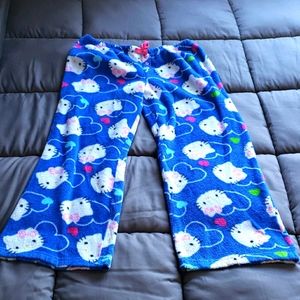 Hello Kitty fleece lounge/pajama bottoms,